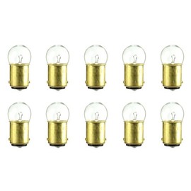 CEC Industries #82 Bulbs, 6.5 V, 6.63 W, BA15d Base, G-6 shape (Box of 10)