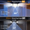 Solar Motion Sensor Outdoor Lights - 3000LM 236LEDs Outdoor Motion