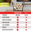 FireProof Pros Firewood Rack Outdoor and Indoor Firewood Storage with