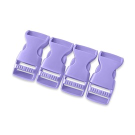 Sheriffdrink 5/8 Inch Paracord Bracelet Buckles 4 Pack, Violet - Quick Side Release Plastic Clasps for DIY Strap Craft Accessory, Small Pet Collars & Survival Gear