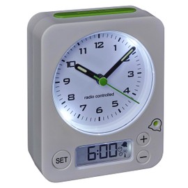 TFA-Dostmann Combo TFA 60.1511 Wireless Alarm Clock, 9 x 4 x 11.5 cm