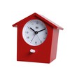 KOOKOO EarlyBird Red Alarm Clock with Bird Melody (Original Recording)