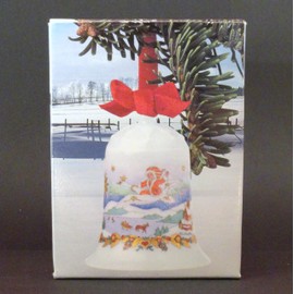 Hutschenreuther Christmas Bell 1986 with Original Packaging