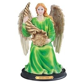 ICE ARMOR 12" H Abundia Angel Statue Angel of Abundance Holy Figurine Religious Decoration