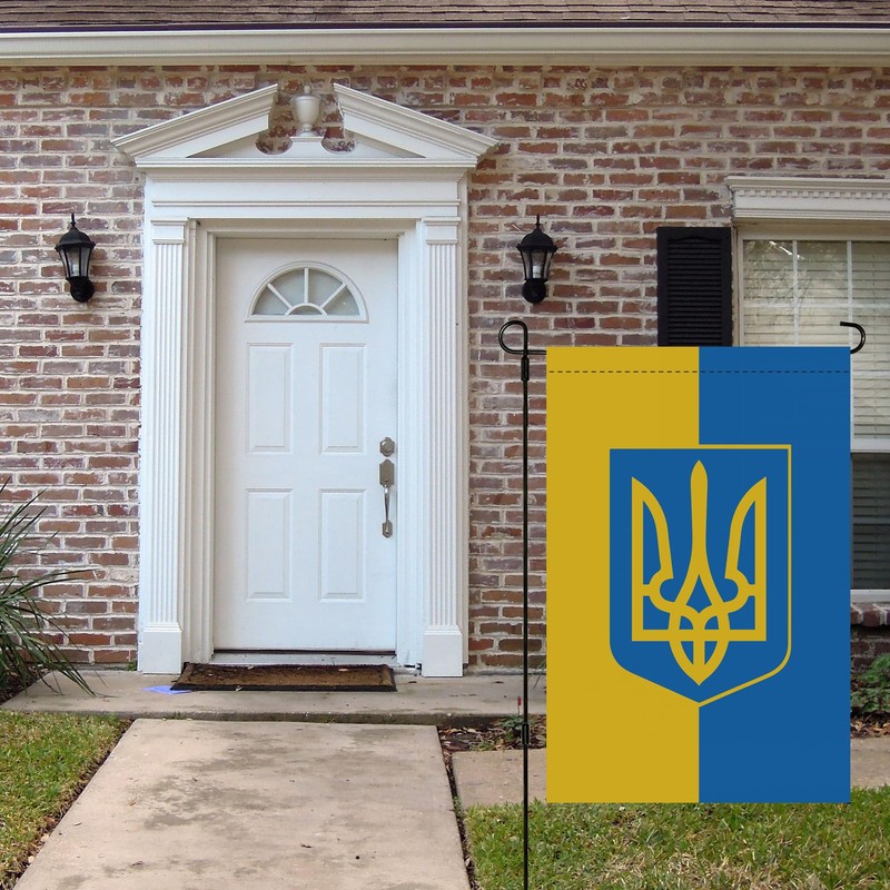 Ukraine Garden Flag Double Sided Vertical Ukrainian Outside Decorative Small