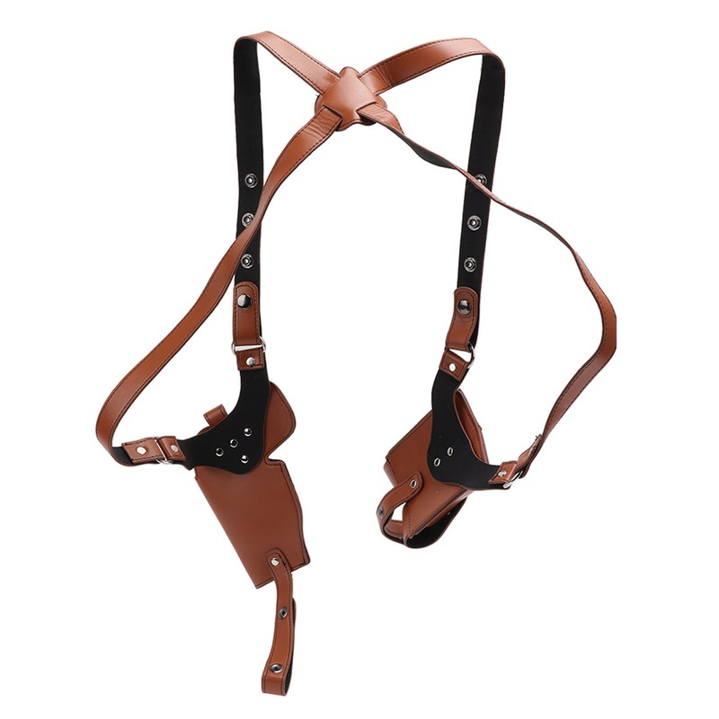 Shoulder Shooting Tool Bag PU Leather with Adjustable Shoulder Strap