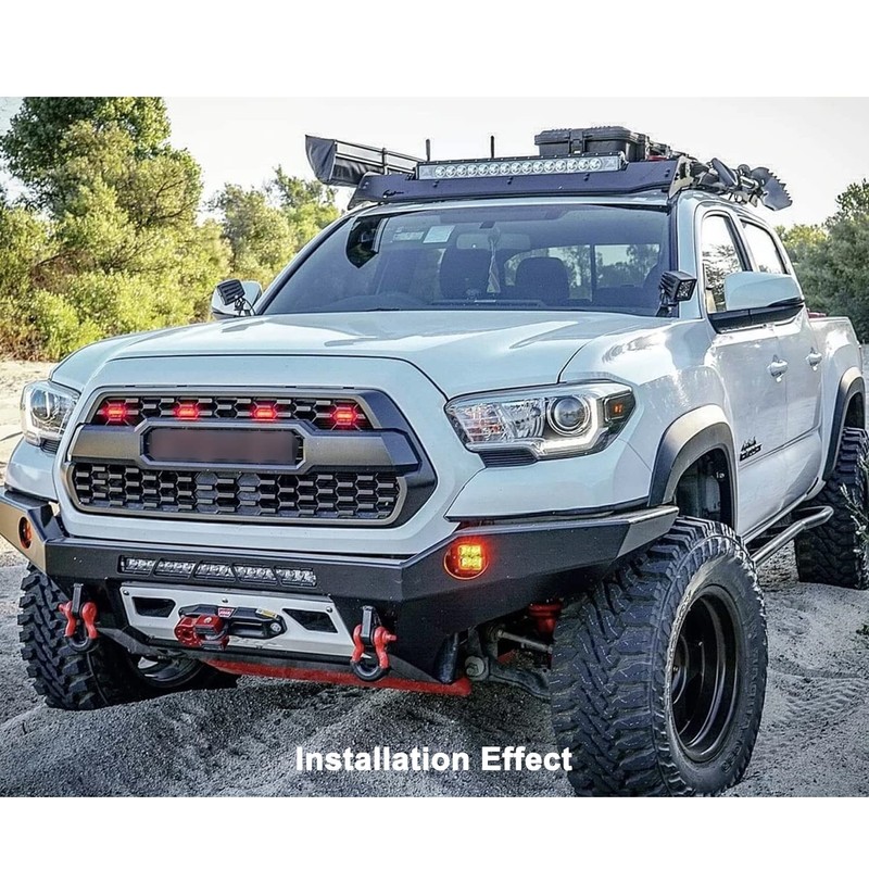 Boigoo Front Grill Lights for Tacoma TRD Pro Grille Light