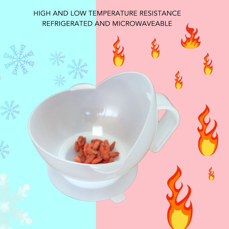 Spill Proof Scoop Bowl with Suction Base Adaptive Self Feeding