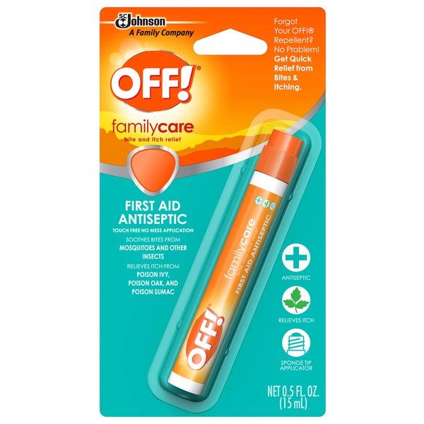 OFF! FamilyCare Bite and Itch Relief Pen, Provides Temporary Relief From Insect Bites, Gentle on Skin, 1 Count