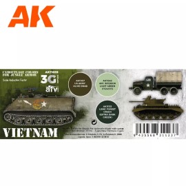 AK Interactive: Vietnam Camouflage Colors For Jungle - Paint Set - AK11659