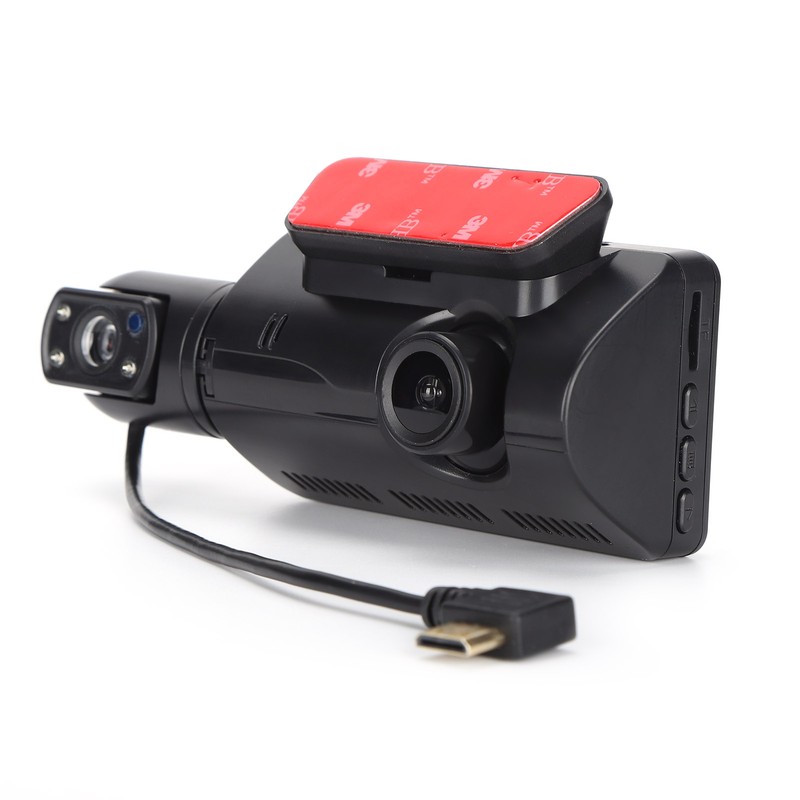Driving Recorder IPS HD 1080P 3‑Inch Detachable Rotatable Lens Car