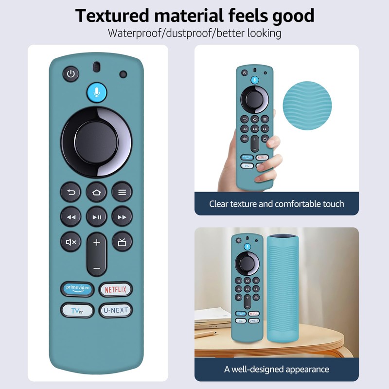 [3 Pack] Firestick Remote Cover 3rd Gen with Alexa Voice