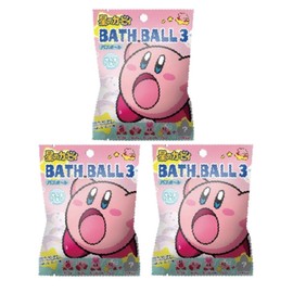 Kirby Bath Salts, Mascot Pop-Up Bath Balls 3 (Set of 3)