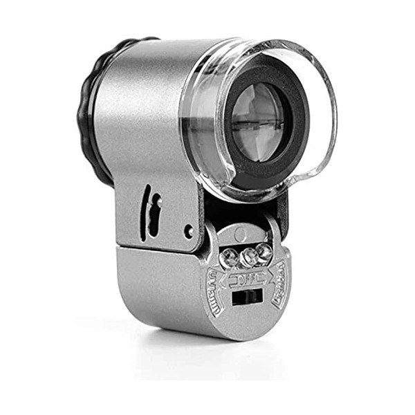 IPENNY Mini Magnifying Glass 50X Handheld Pocket Magnifier with 50x,mini