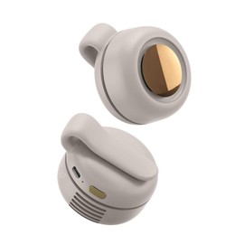 Portable Silent Mini Bladeless Electric Fan, Mini Whirlwind Fan for Waist Clip Fan, 3 Speeds Hands-Free Neck Fan, Suitable for Outdoor & Travel & Office, Gift (White)