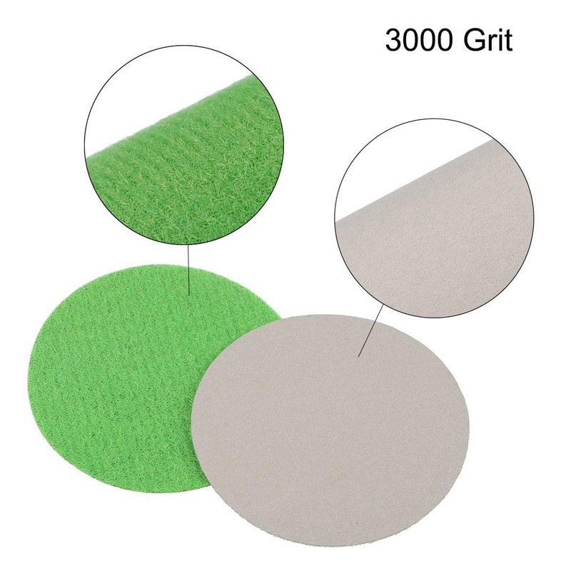 TOP-VIGOR 30Pcs 50mm Wet and Dry Sanding Discs, 3000 Grit