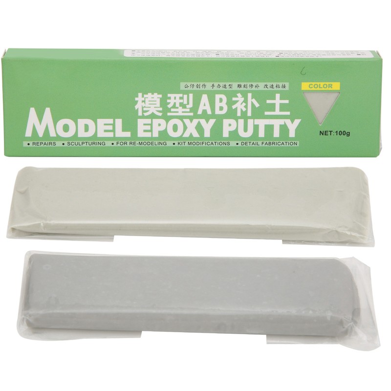 Model Repair AB Epoxy Quick Drying Putty 100g Fill Soil