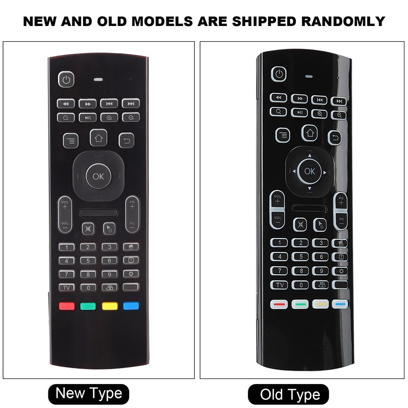 6‑Axis Backlight 2.4G Wireless Double Sides Keyboard Infrared Sensor Remote