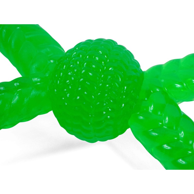 Petface (Toyz by Petface) Twist Tugger, Blue/Green/Pink