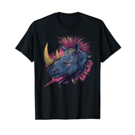 Fantasy Punk Rock Rhino T-Shirt