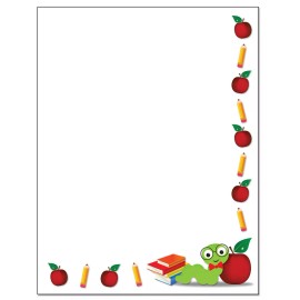 Stonehouse Collection Teacher Theme Letterhead Stationery - 60 Sheets Per stationery Pack - B6511