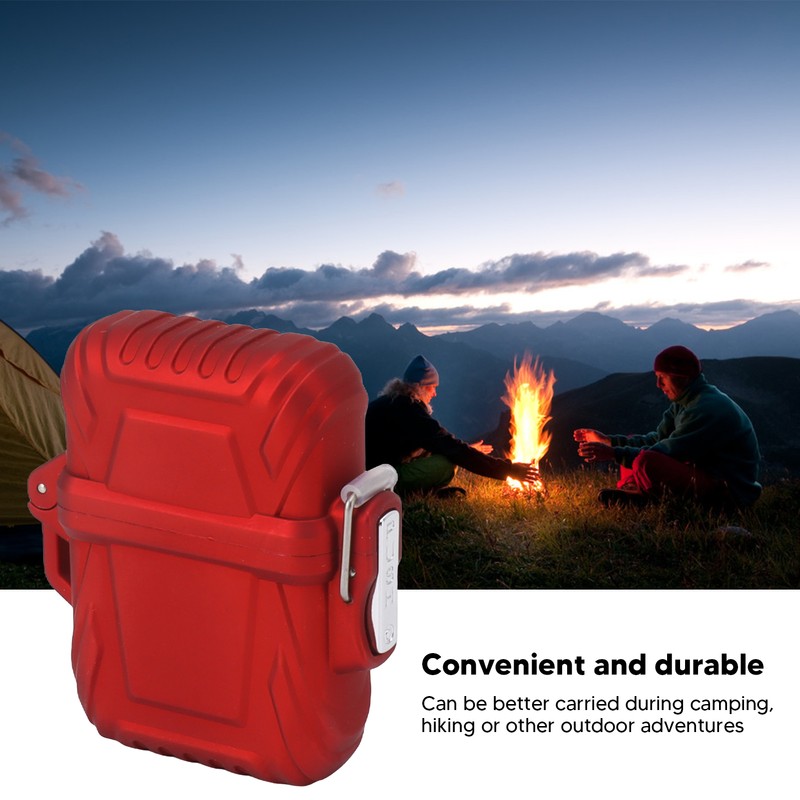 2PCS Torch Lighter Case IP56 Waterproof Safe Portable Torch Lighter