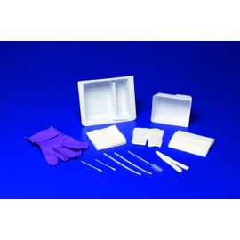 Special 1 Pack of 10 - Standard Trach Care Tray with Removable Basin KND47800 Kendall Healthcare PROD.