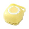 Awesome Pet Brushes Bath Massage Brush Shampoo Dispenser Dog Grooming