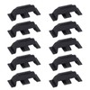 10pcs Headlight Trim Ring Clips 51132752145 Plastic Front Headlight Bezel