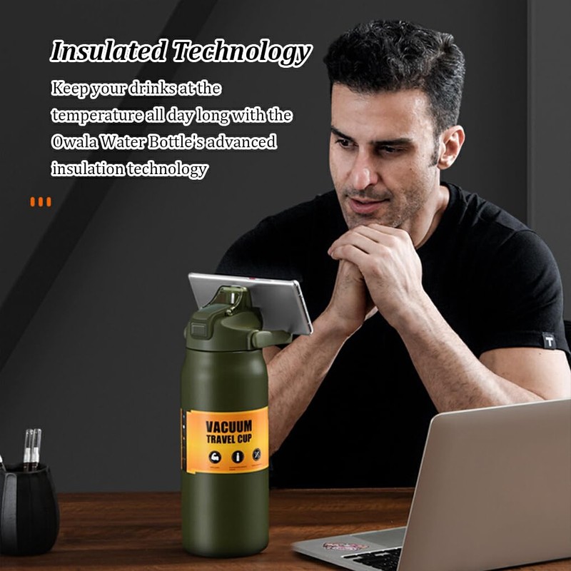 SUIOPPYUW Coldest Water Bottle with Handle Eco-Friendly Multiple Color Options