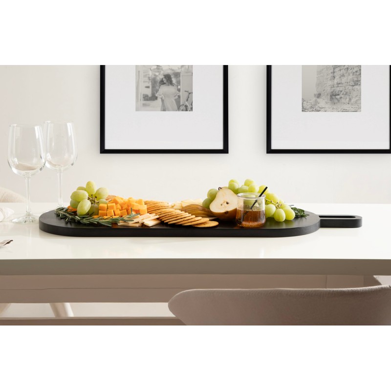 Kate and Laurel Staven Transitional Capsule Serving Board; 30 x