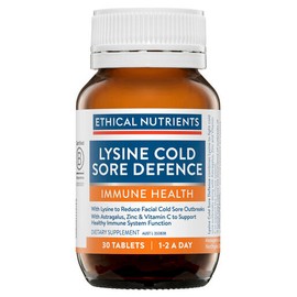 Ethical Nutrients Lysine Viral Cold Sore Defence 30 Tablets