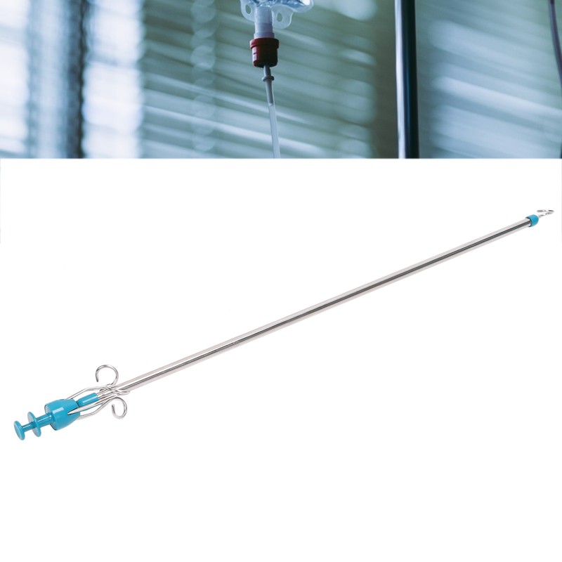 Professional Stainless Steel Telescopic IV Pole Height Adjustable IV Bag