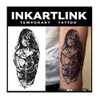 INKARTLINK Tattoo Tech, 2 Sheets Medium Semi Permanent Tattoo, Adult