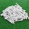 KOFULL 100 x White Wooden Golf Tee 70mm