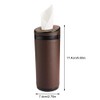 Car Tissue Tube, Cylinder Tissue Box Diameter 2.75'' PU Leather