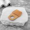 Briny River Leather Thumb Guards, 80 x 52 mm, Wood