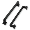 khtumeware 6 Pack Matte Black Cabinet Pulls, 8-3/4 Inch(224mm) Hole