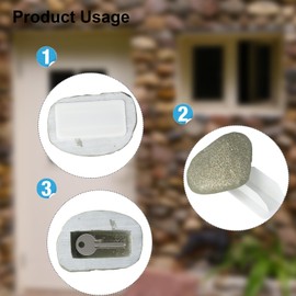 Outdoor Key Hideaway - Weatherproof Key Stone for Outdoor Use - Robust and Secure Hiding Place for Keys - Unobtrusive Hideaway - Waterproof and Durable