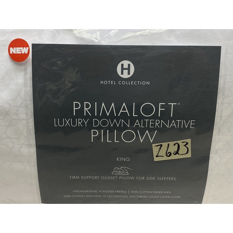 Hotel Collection Primaloft Luxury Down Alternative Firm (1) King Pillow