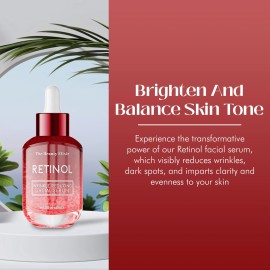 The Beauty Elixir Korean Retinol Serum Anti Aging Skin Care 1.69 Fl Oz Clean Beauty Elixir