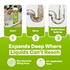 TurboFoam Drain Foam Cleaner, Expanding Enzyme Formula, Deep-Cleans Pipes, Dissolves