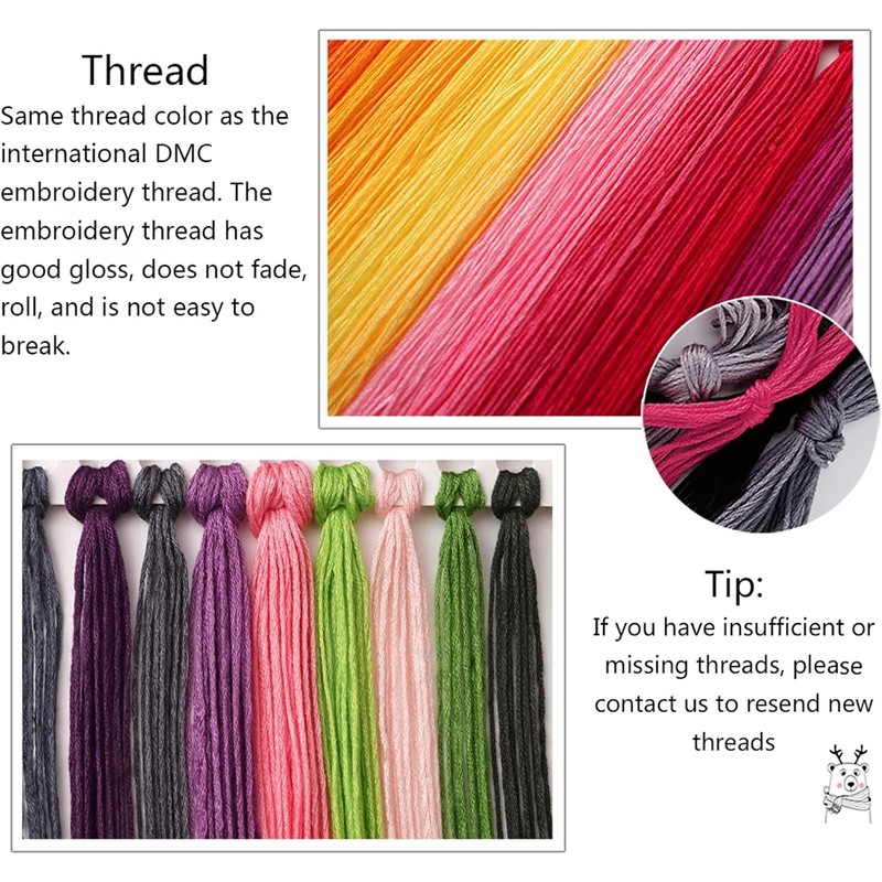 Funcrostitch - Kit de punto de cruz, diseño impreso de