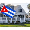 Large Cuba Flag,3x5 FT Cuban 75D Outdoor Banner,Cubans Decor for