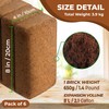 CocoGrown Compressed Coco Coir Bricks – 100% Organic, 650g x