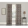 Sun Zero Dyson Global Medallion Print Grommet Curtain Panel,Stone Beige,50"