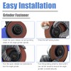 Mesee 5/8-11 Inch Thread Quick Release Angle Grinder Flange Nut