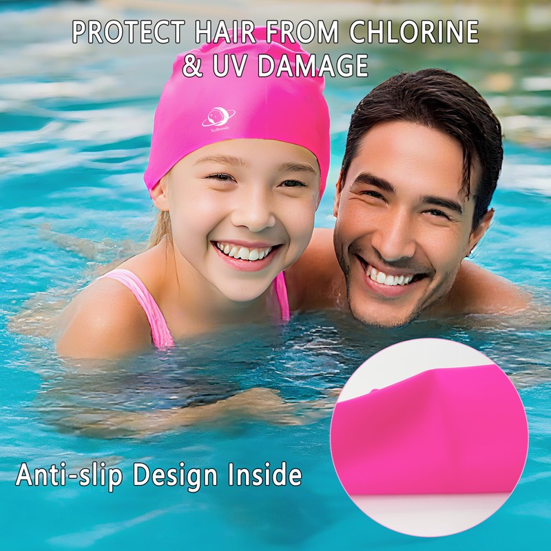 Children's Swimming Cap (Pink)