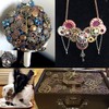 BIHRTC - Colgante para manualidades, pulsera, collar, bisutería, 100 unidades,