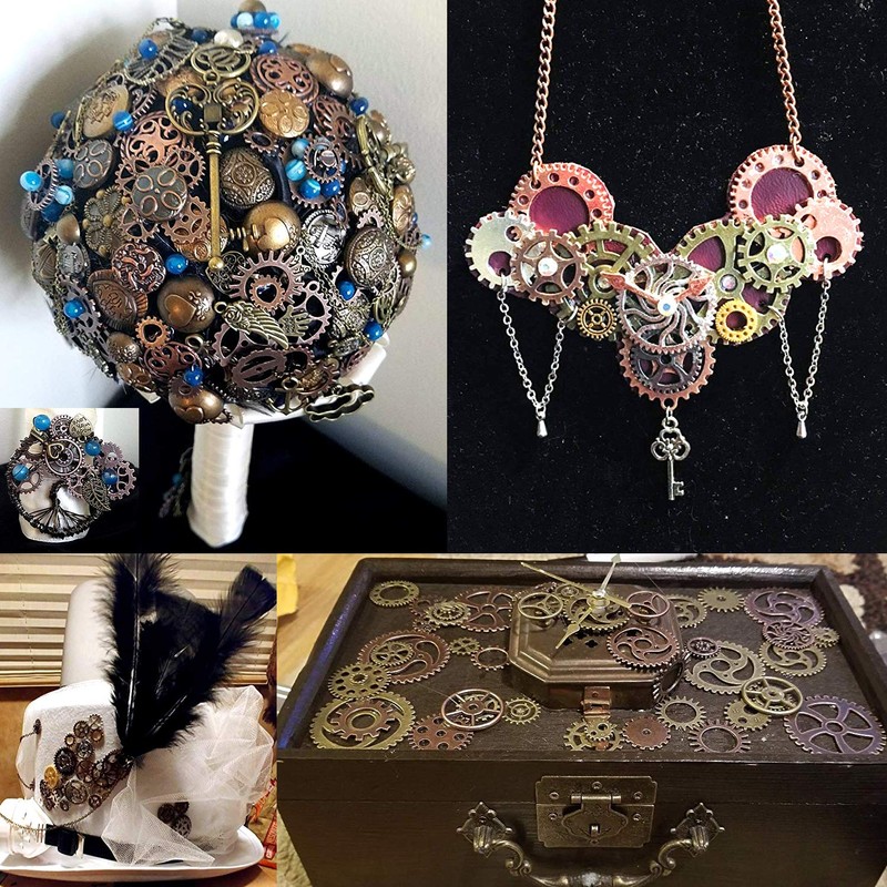 BIHRTC - Colgante para manualidades, pulsera, collar, bisutería, 100 unidades,